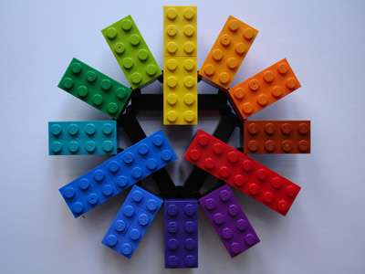 Colour wheel build your most important tool out of Lego